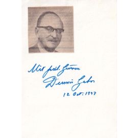 Autograph Wissenschaft (Ungarn) | Dennis GABOR (Nobelpreis Physik 1971)