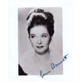 Autogramm Film (USA) | Joan BENNETT | 1950er Foto (Portrait SW)