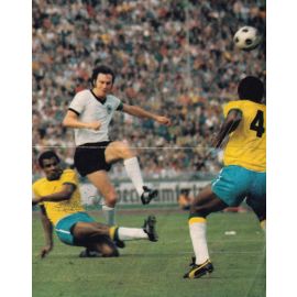Autogramm Fussball | Brasilien | 1973 | Carlos PARREIRA (Spielszene Color Beckenbauer)