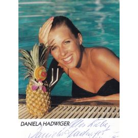 Autogramm Schauspieler | Daniela HADWIGER | 1990er (Portrait Color)