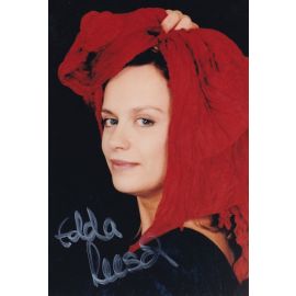 Autogramm Schauspieler | Edda LEESCH | 2000er Foto (Portrait Color)