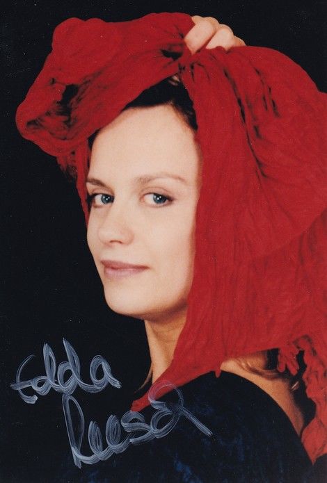 Autogramm Schauspieler | Edda LEESCH | 2000er Foto (Portrait Color)