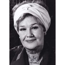 Autogramm Schauspieler | Edith BEHLEIT | 2000er Foto (Portrait SW)