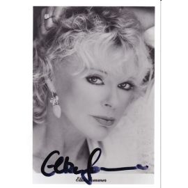 Autogramm Schauspieler | Elke SOMMER | 1970er (Portrait SW)