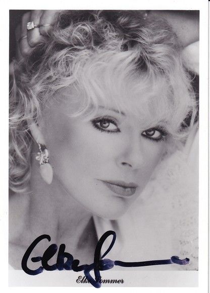 Autogramm Schauspieler | Elke SOMMER | 1970er (Portrait SW)