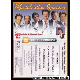 Autogramme Volksmusik | KASTELRUTHER SPATZEN | 1994 (Portrait Color) Koch