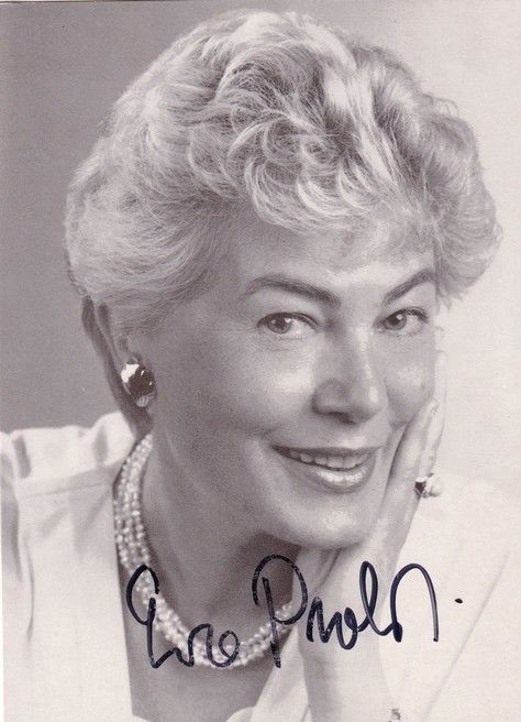 Autogramm Schauspieler | Eva PROBST | 1990er (Portrait SW)