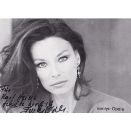 Autogramm Schauspieler | Evelyn OPELA | 1990er (Portrait SW) 1
