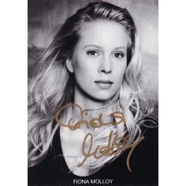 Autogramm Schauspieler | Fiona MOLLOY | 2000er (Portrait SW)