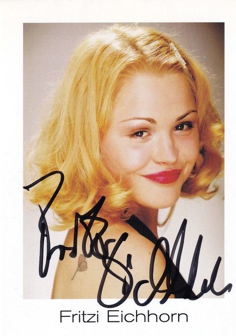 Autogramm Schauspieler | Fritzi EICHHORN | 2000er (Portrait Color)