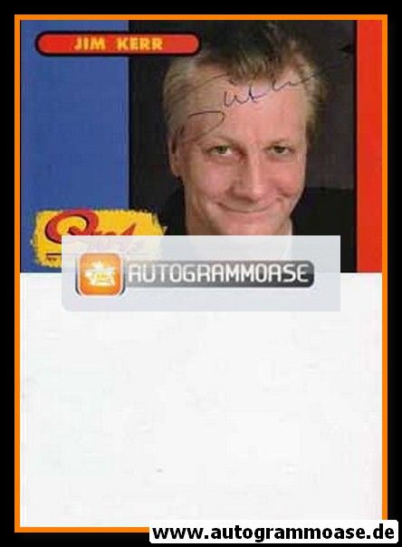 Autogramm Radio (USA) | Q104.3 New York | Jim KERR | 2000er "Rock & Roll Morning Show"