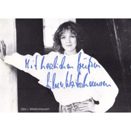 Autogramm Schauspieler | Gila VON WEITERSHAUSEN | 1980er (Portrait SW) 4