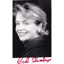 Autogramm Schauspieler | Gisela SCHNEEBERGER | 2000er Foto (Portrait SW)