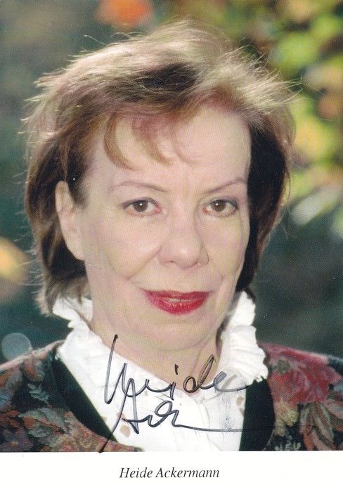 Autogramm Schauspieler | Heide ACKERMANN | 2010er (Portrait Color)