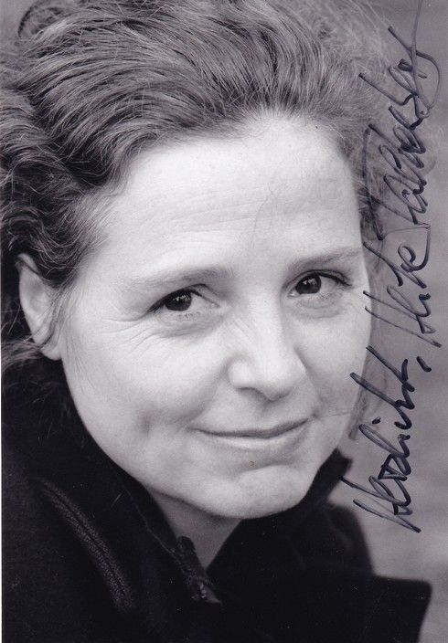 Autogramm Schauspieler | Heike FALKENBERG | 2010er Foto (Portrait SW)