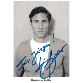 Autogramm Schauspieler | Benjamin SADLER | 2010er (Portrait SW)