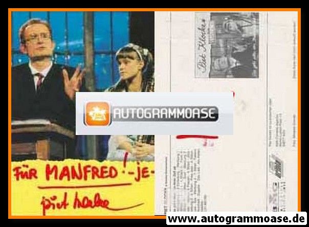 Autogramm Comedy | Piet KLOCKE | 1997 "Das Geht Alles Von Ihrer Zeit Ab" (Portrait Color) Grande
