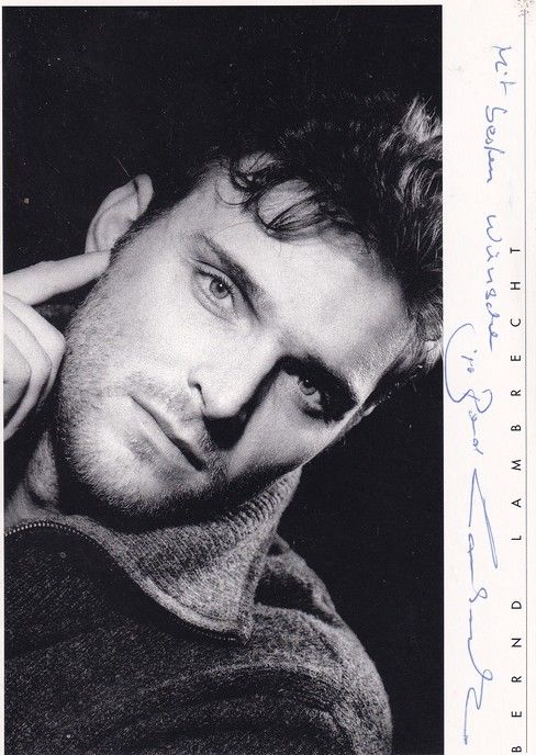 Autogramm Schauspieler | Bernd LAMBRECHT | 2000er (Portrait SW)