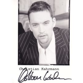 Autogramm Schauspieler | Christian KAHRMANN | 2000er (Portrait SW)