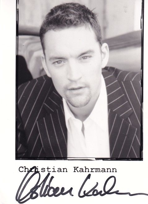 Autogramm Schauspieler | Christian KAHRMANN | 2000er (Portrait SW)