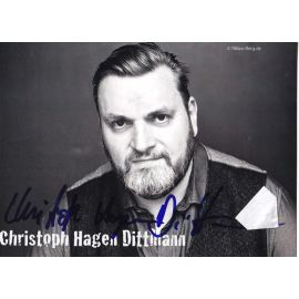 Autogramm Schauspieler | Christoph Hagen DITTMANN | 2000er (Portrait SW) Berg