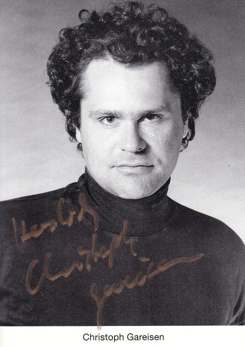 Autogramm Schauspieler | Christoph GAREISEN | 1990er (Portrait SW) 