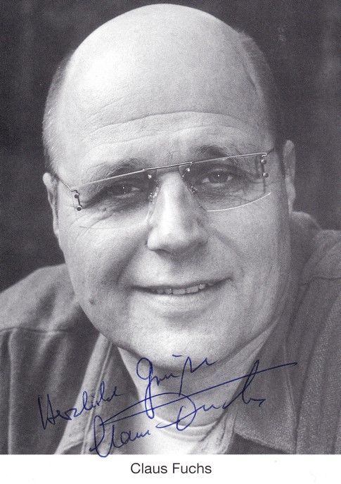 Autogramm Schauspieler | Claus FUCHS | 1990er (Portrait SW) 
