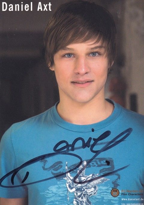 Autogramm Schauspieler | Daniel AXT | 2000er (Portrait Color) Norden