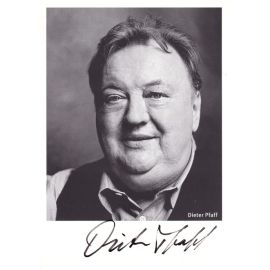 Autogramm Schauspieler | Dieter PFAFF | 2000er (Portrait SW) 2