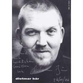 Autogramm Schauspieler | Dietmar BÄR | 2000er (Portrait SW) Rakete