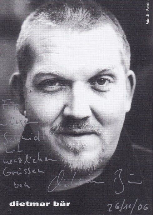 Autogramm Schauspieler | Dietmar BÄR | 2000er (Portrait SW) Rakete