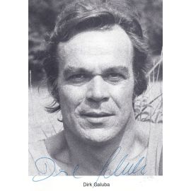 Autogramm Schauspieler | Dirk GALUBA | 1980er (Portrait SW)