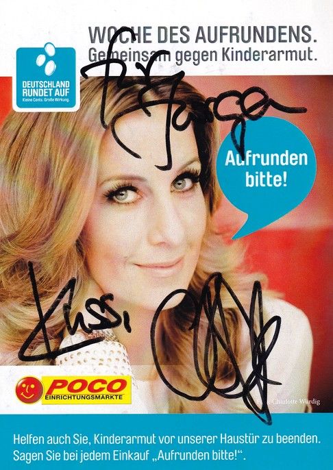 Autogramm Schauspieler | Charlotte WÜRDIG | 2010er (Portrait Color) Aufrunden