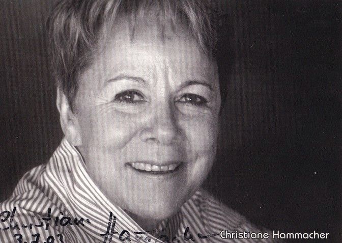 Autogramm Schauspieler | Christiane HAMMACHER | 2000er (Portrait SW) Rethel