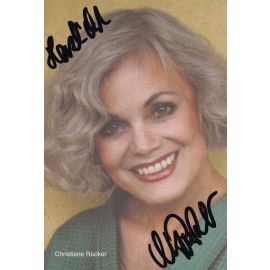 Autogramm Schauspieler | Christiane RÜCKER | 1990er (Portrait Color) Reichelt 2