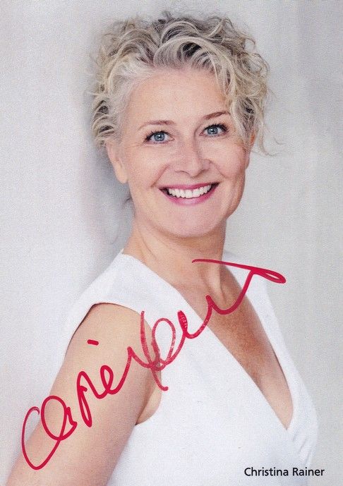 Autogramm Schauspieler | Christina RAINER | 2010er (Portrait Color) Degraa