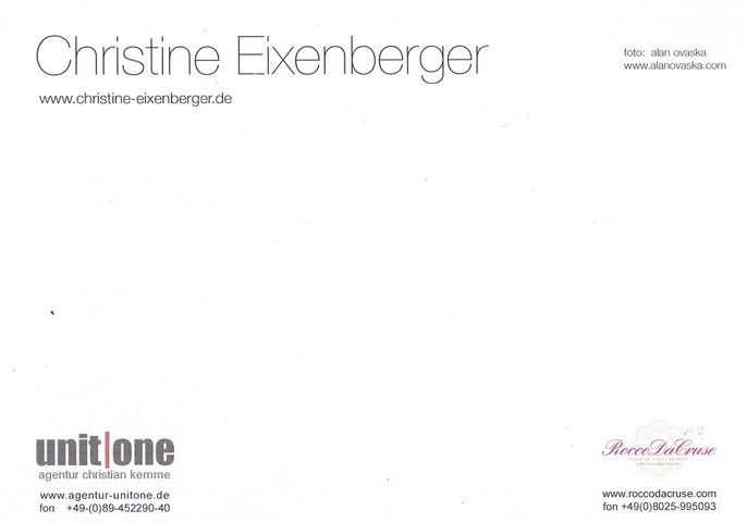 Autogramm Schauspieler | Christine EIXENBERGER  | 2020er (Portrait Color) Ovaska
