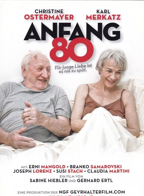 Autogramm Film | Christine OSTERMAYER | 2011 "Anfang 80" (Filmplakat Color)