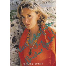 Autogramm Schauspieler | Christine REINHART | 2000er (Portrait Color Rüdel) Wolfram