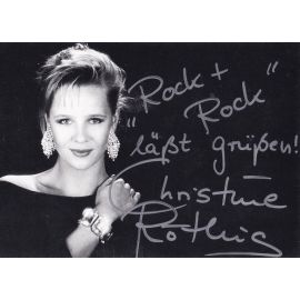 Autogramm Schauspieler | Christine RÖTHIG | 2000er (Portrait SW) Guthier