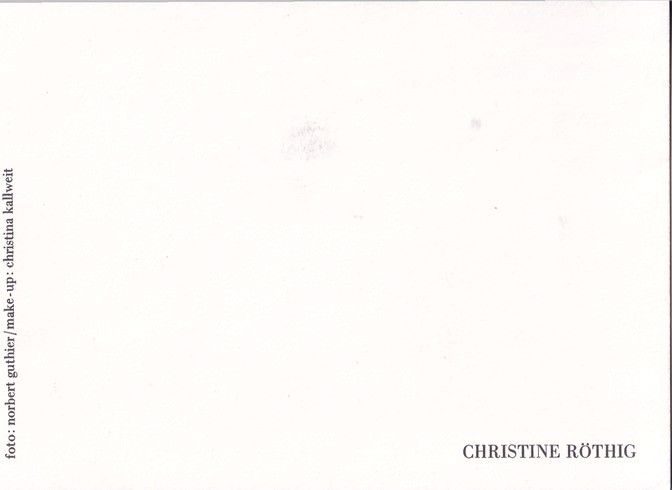 Autogramm Schauspieler | Christine RÖTHIG | 2000er (Portrait SW) Guthier