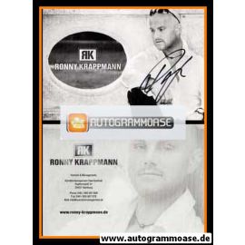 Autogramm Musik / TV | Ronny KRAPPMANN | 2000er (Portrait SW Website)