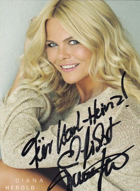 Autogramm Schauspieler | Diana HEROLD | 2010er (Portrait Color) Website