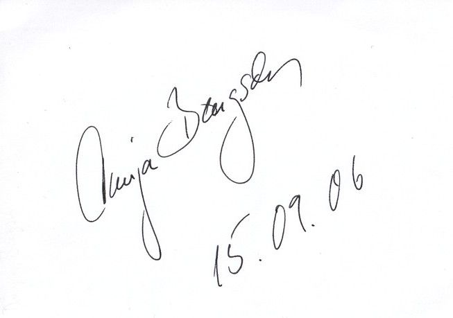 Autogramm Schauspieler | Dunja BENGSCH | 2000er (Portrait SW)