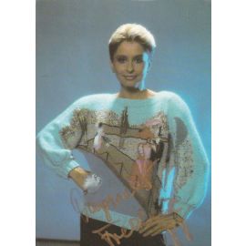 Autogramm Schlager | Dagmar FREDERIC | 1980er (Portrait Color)