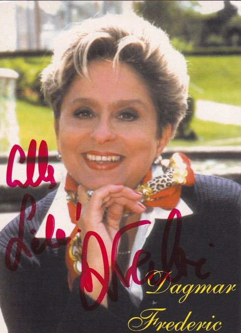 Autogramm Schlager | Dagmar FREDERIC | 1993 "Träume Nur" (Monopol)
