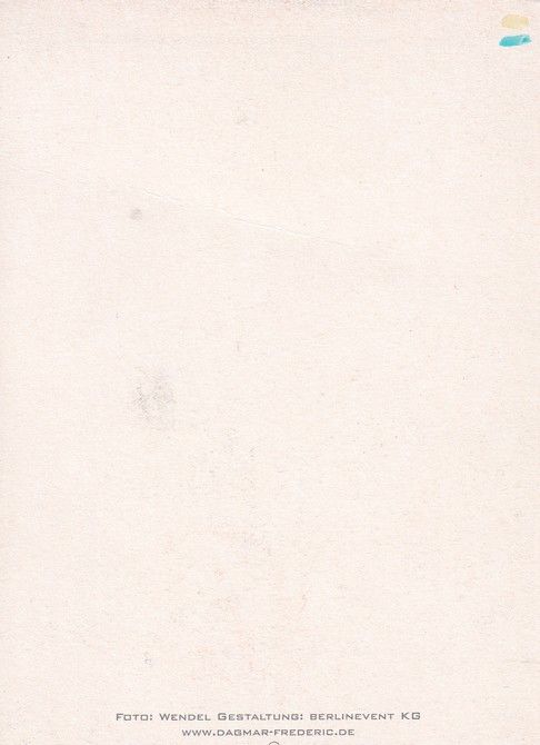 Autogramm Schlager | Dagmar FREDERIC | 1990er (Portrait Color) Wendel