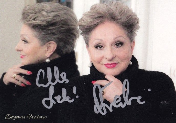 Autogramm Schlager | Dagmar FREDERIC | 2016 "Es Ist Noch Lange Nicht Vorbei" (Pewi)