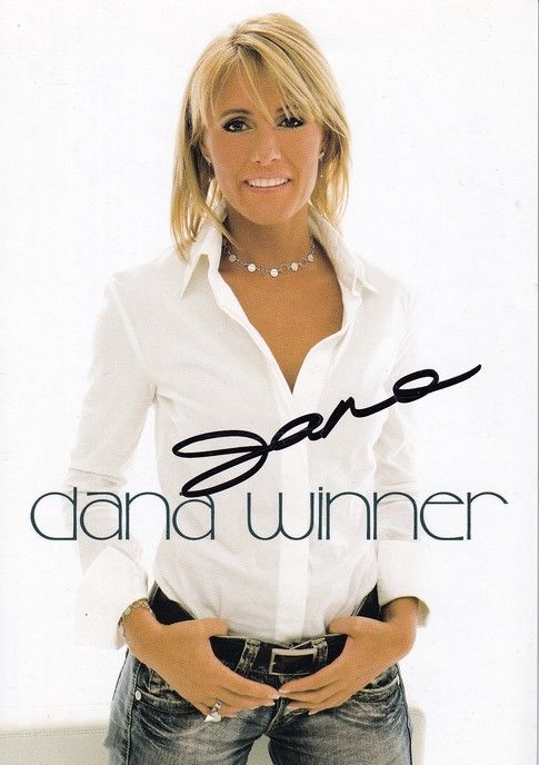 Autogramm Schlager | Dana WINNER | 2000er (Portrait Color) EMI