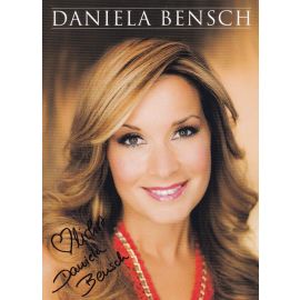 Autogramm Schlager | Daniela BENSCH | 2020 "Weihnachtsmarkt" (TinaColada)